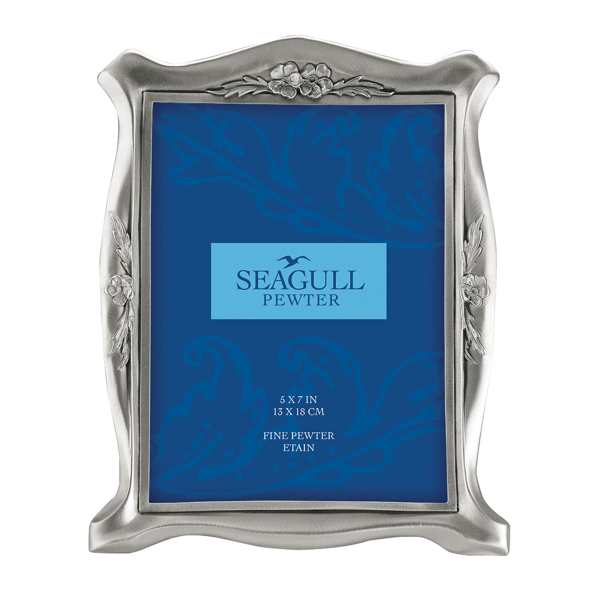 5 x 7 Victorian Picture Frame PF-215S – Seagull Pewter