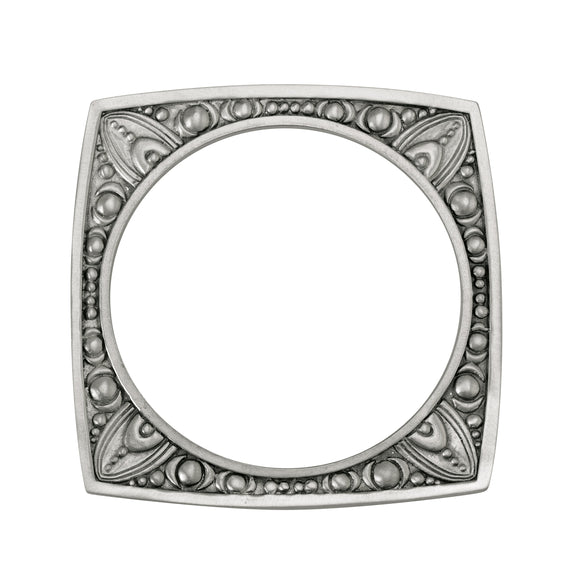 Toile Square Edged Bangle Satin BG-65S