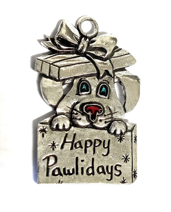 Happy Pawlidays Colored Ornament SC152GC
