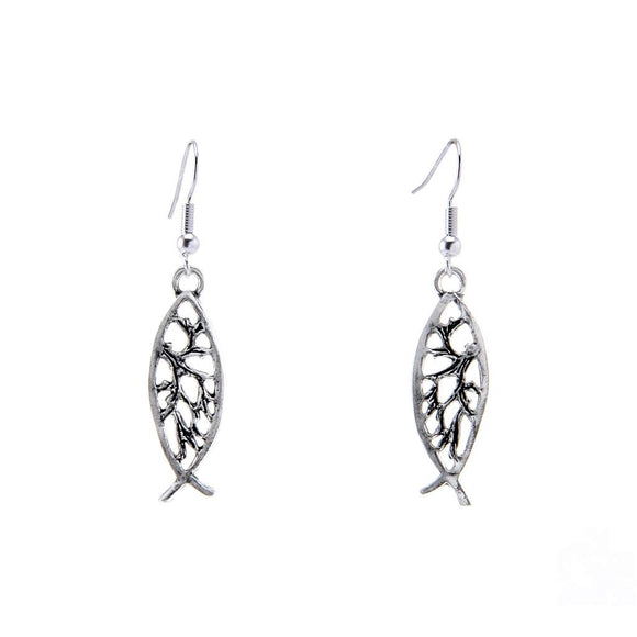 Fish earrings E010