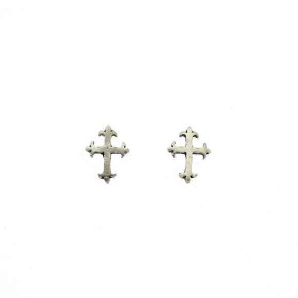 Cross Stud Earrings E075