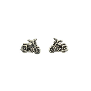 Motorcycle Stud Earrings E079G