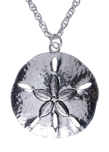 Sand Dollar Chain Pendant CP030G