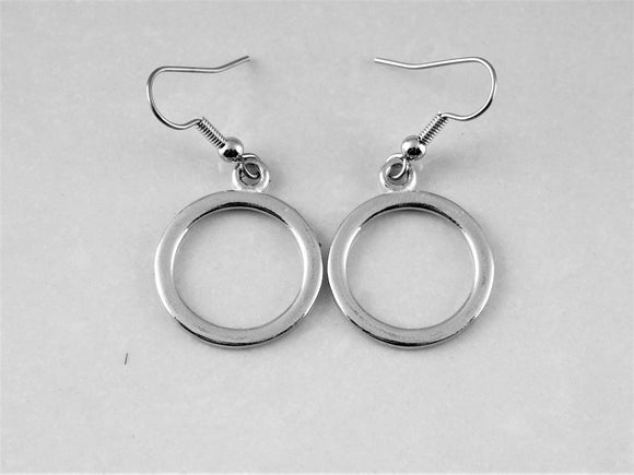 Sm. Plain Hoop Earrings E031