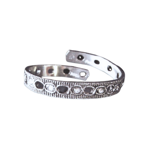 Jewelled Lace Coiled Bangle BG-50G