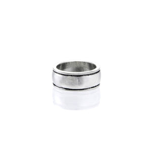 Plain Domes Mens Ring R023