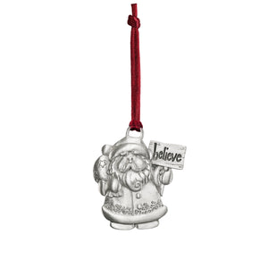 Santa / Believe Ornament SC-591