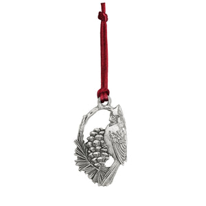 Cardinal Pine Cone Ornament SC053