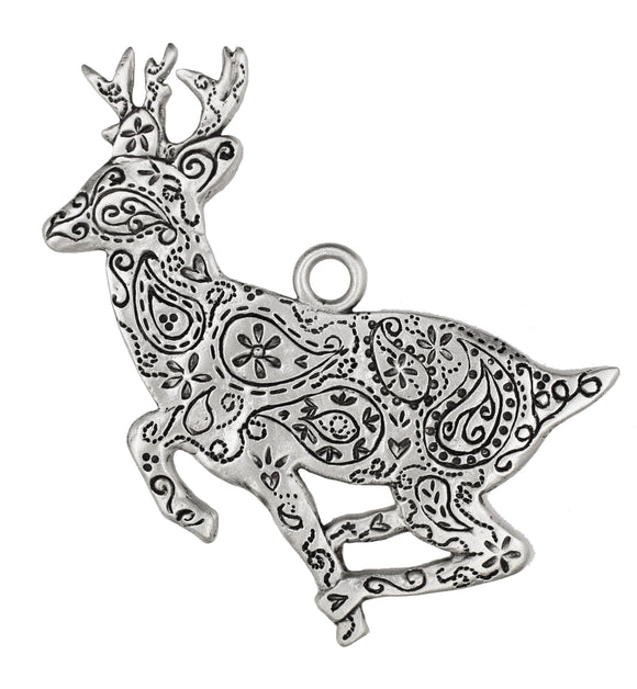 Paisley Deer Ornament SC084