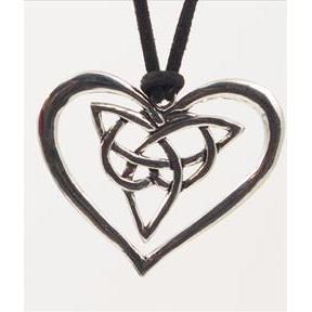 Celtic Knot Heart Pendant P021